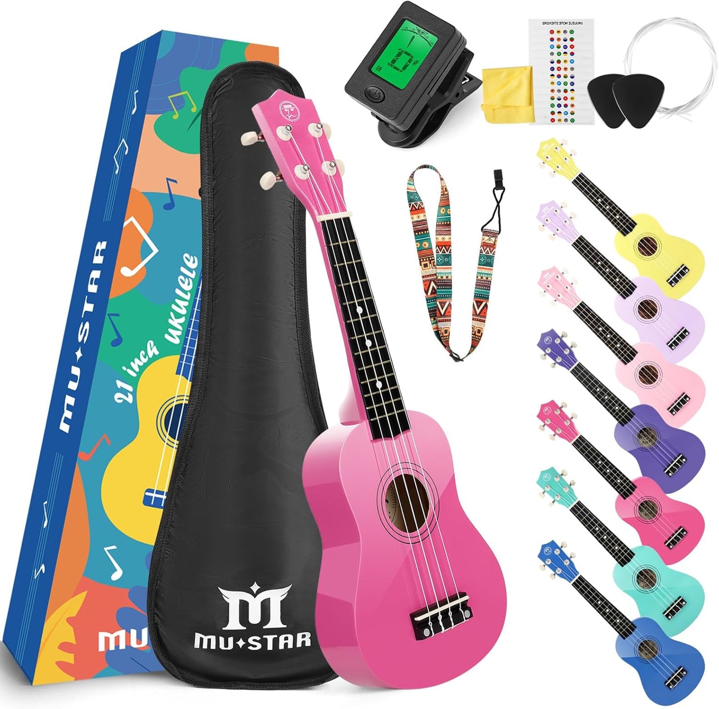 Beginner Ukulele Kit with Everything You Need!