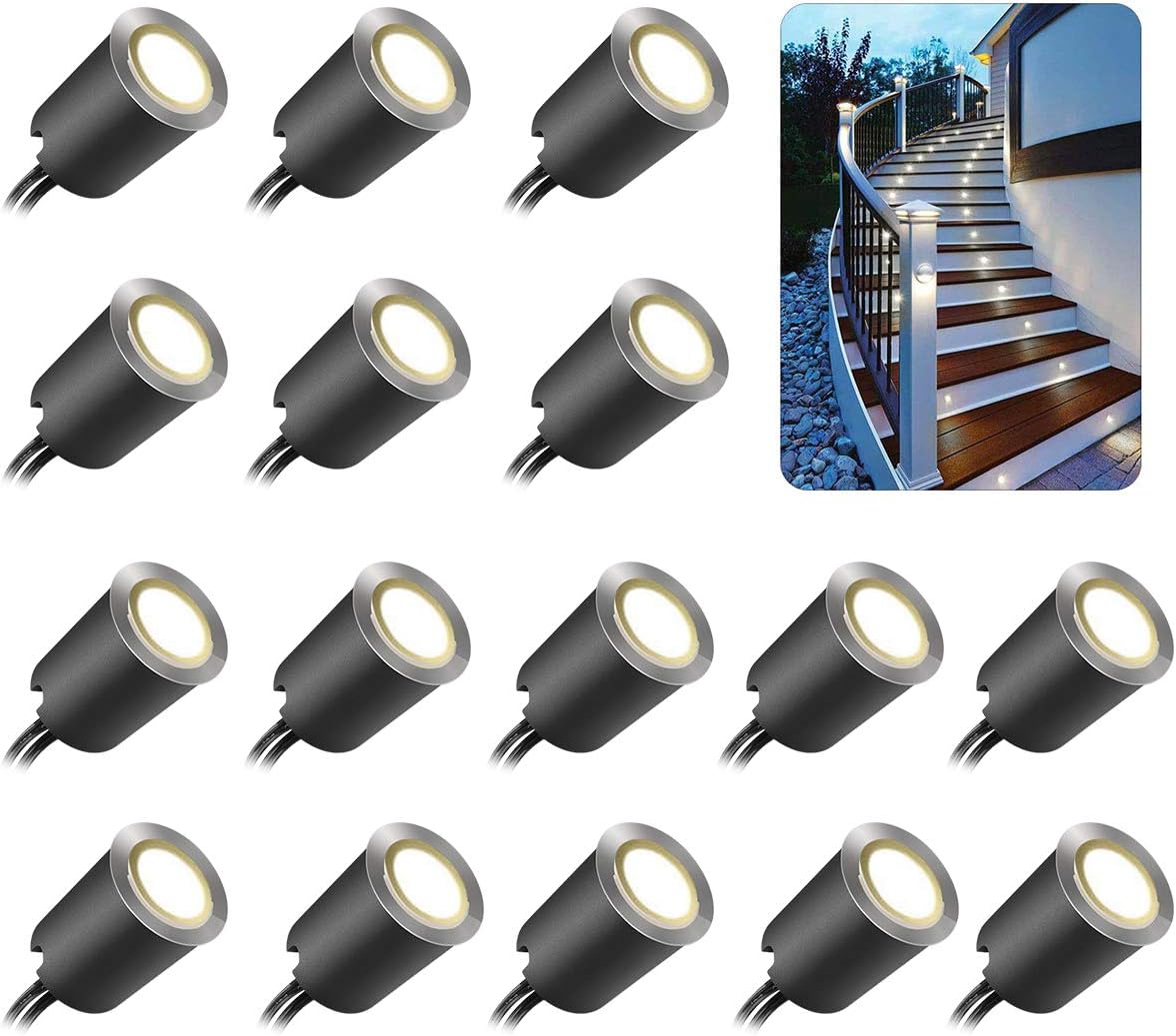 Recessed LED Deck Light Kits for Outdoor Landscape Lighting