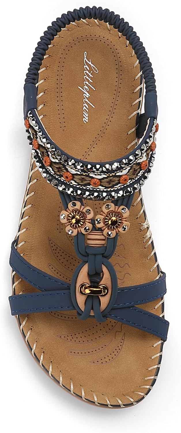 Littleplum Womens Sandals with Arch Support for Summer Comfort