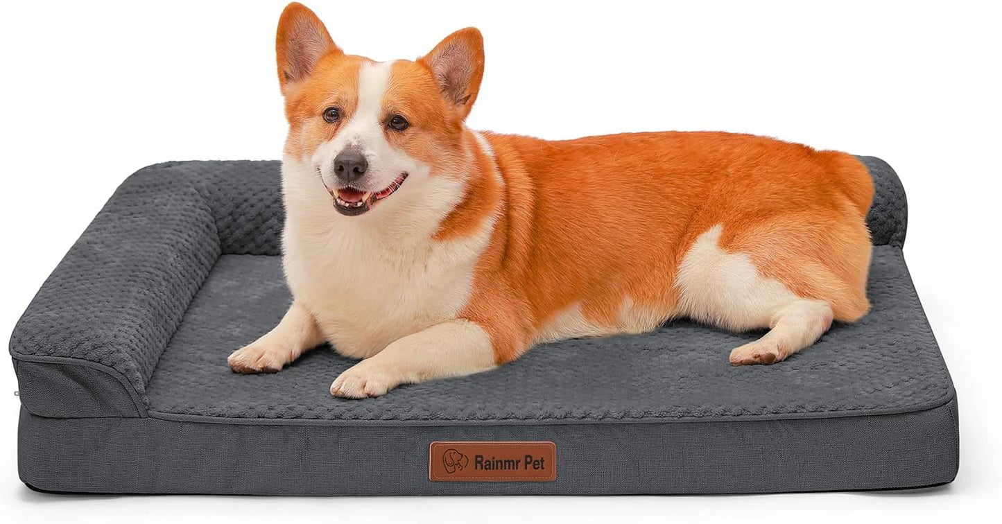 Orthopedic Dog Beds for Large Dogs with Memory Foam Comfort