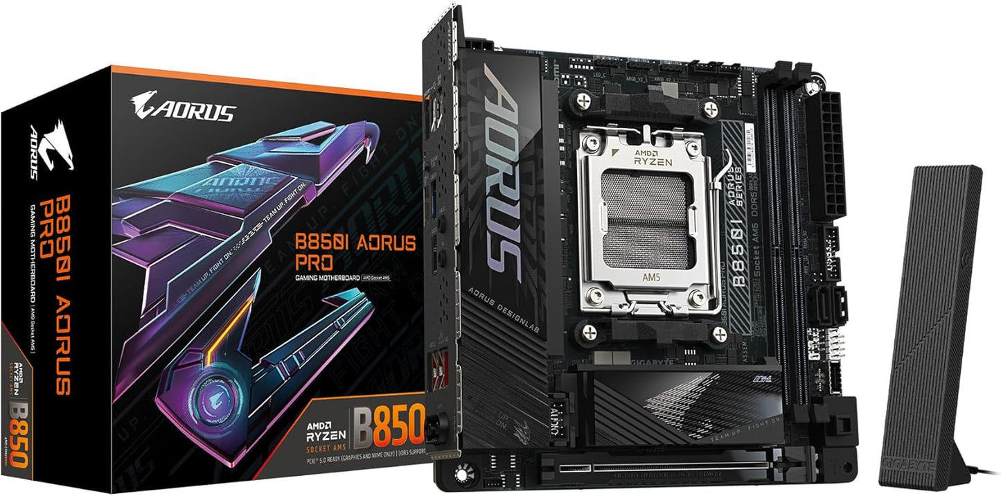 GIGABYTE B850I AORUS PRO Mini-ITX Motherboard with DDR5 Support