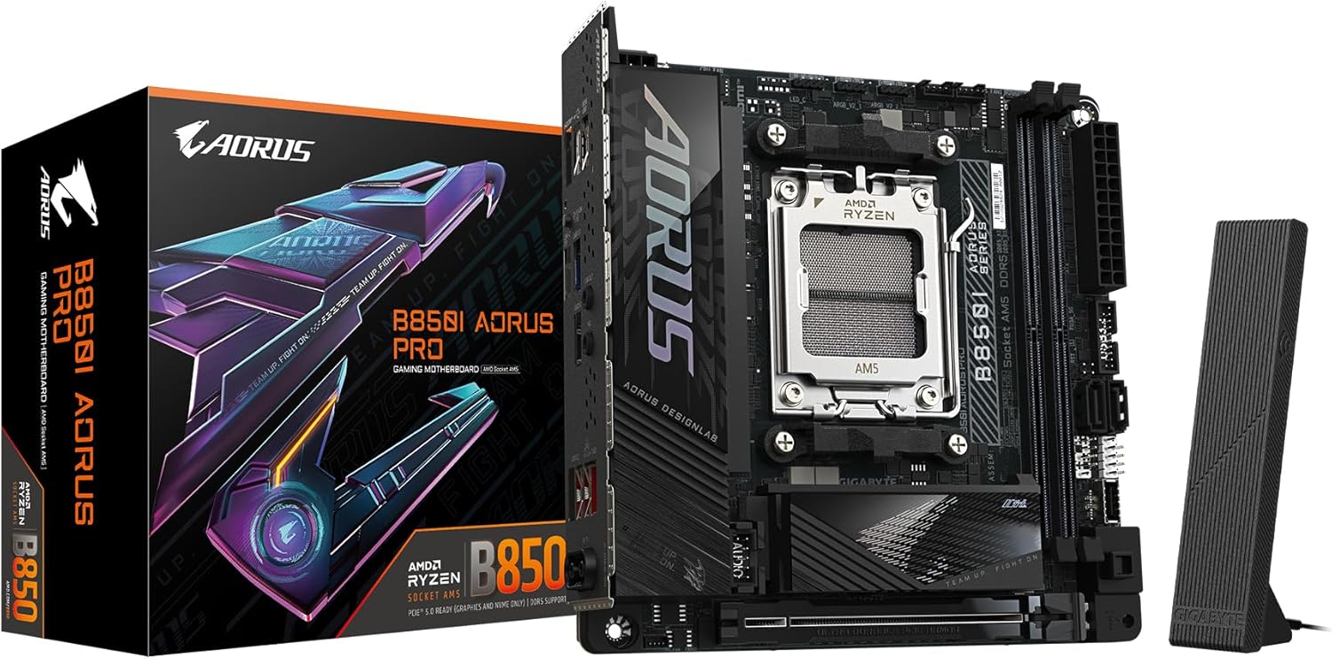 GIGABYTE B850I AORUS PRO Mini-ITX Motherboard with DDR5 Support