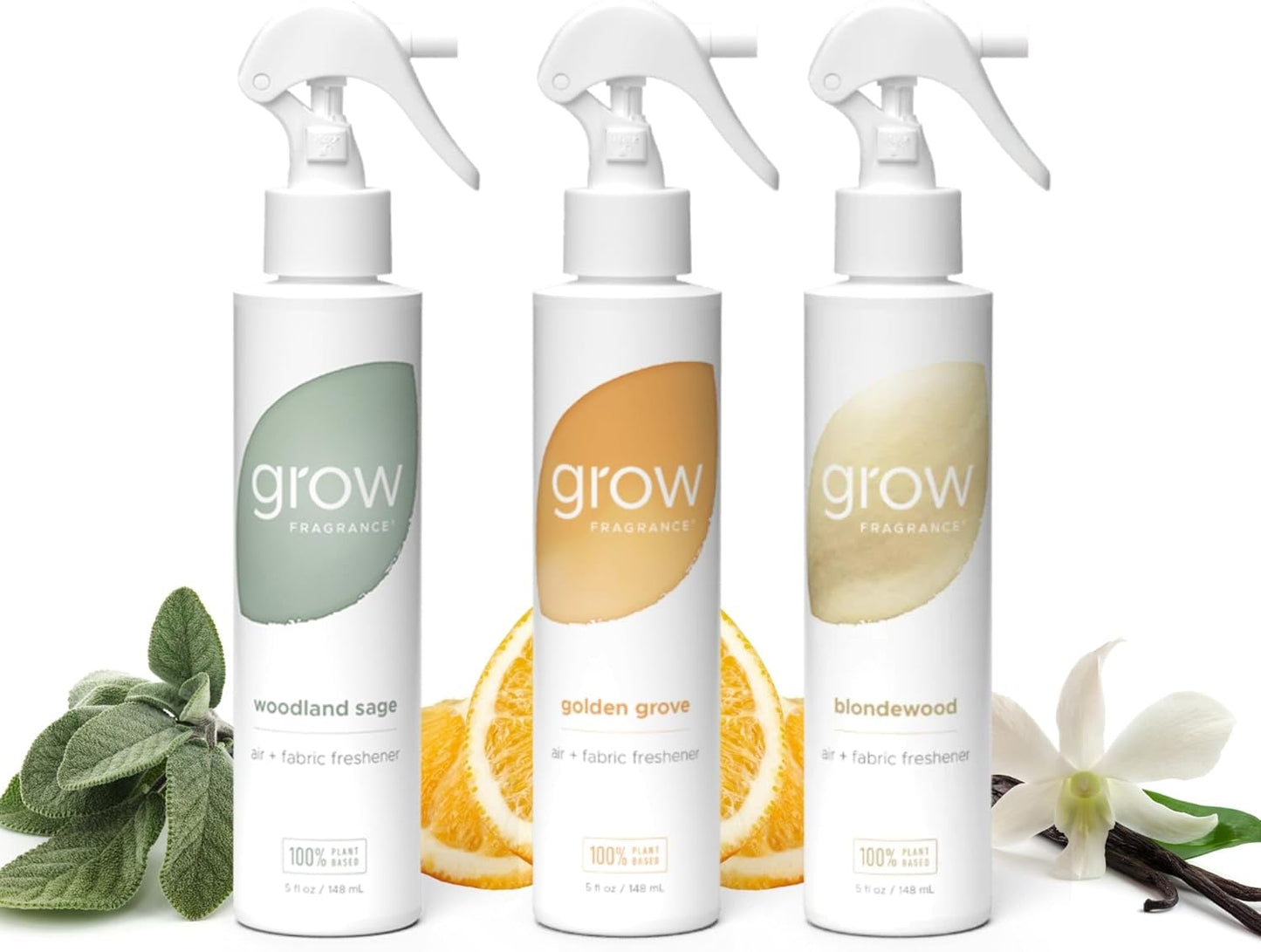 100% Plant-Based Air Freshener Spray for Fresh Fabric & Rooms