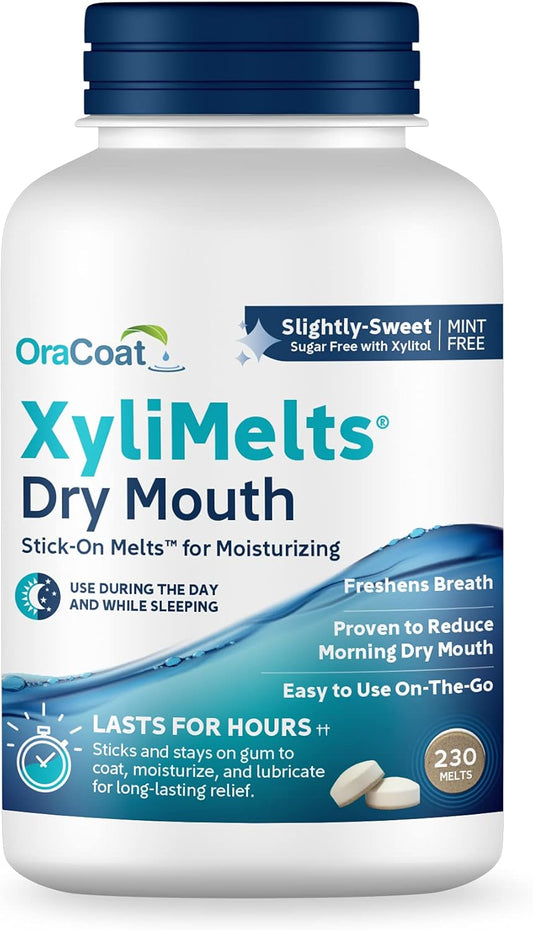 OraCoat XyliMelts for Dry Mouth - 8-Hour Relief Discs