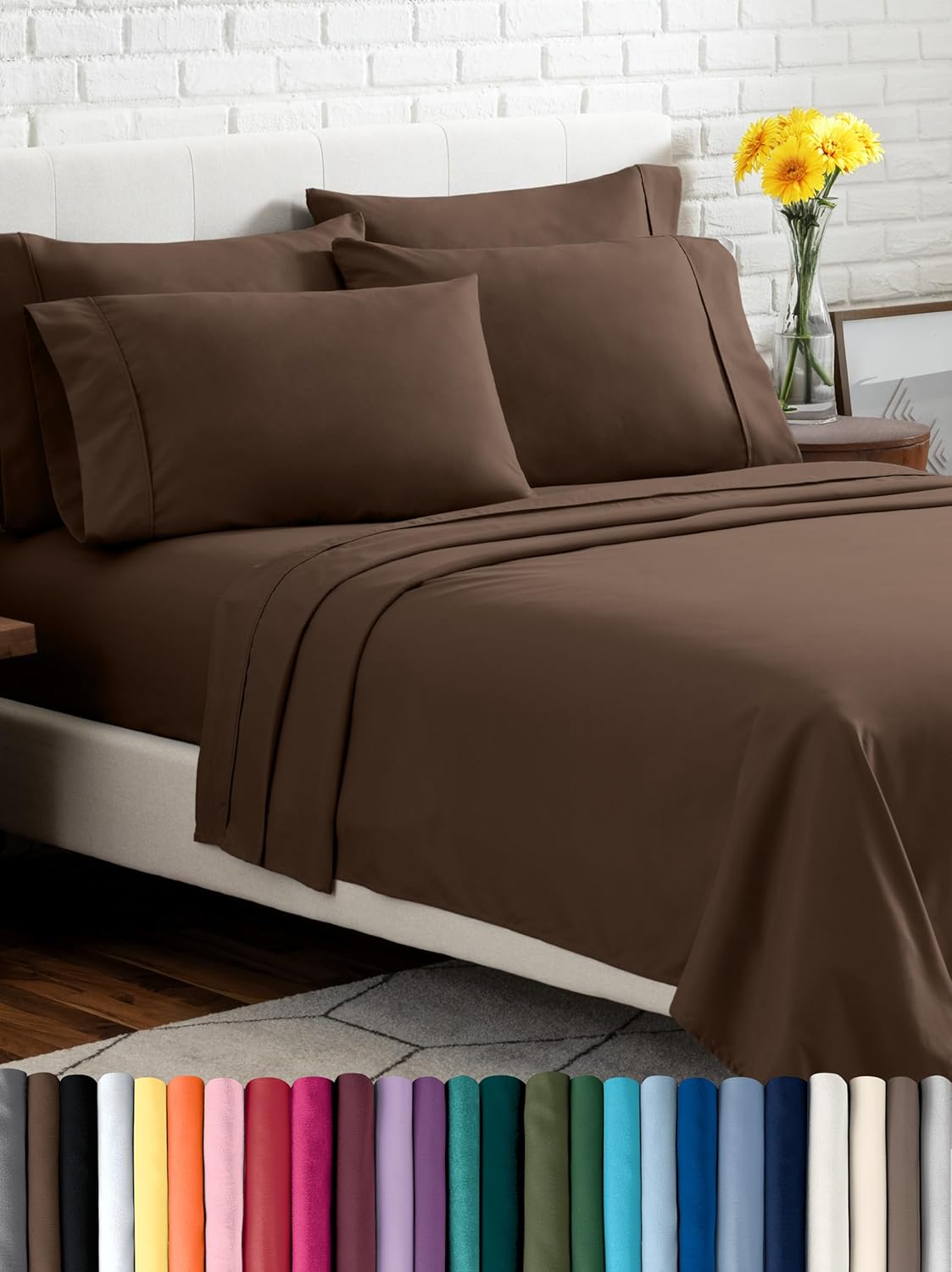 Bare Home King Sheet Set - Ultra Soft Cooling Bed Sheets