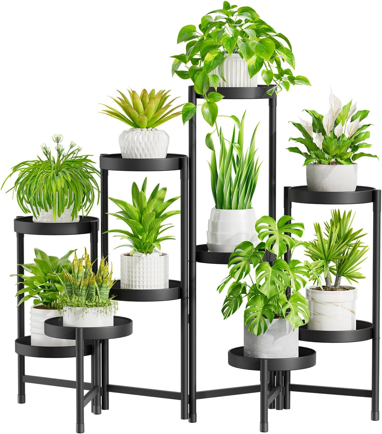 iDavosic.ly Plant Stand Indoor Outdoor for Elegant Plant Display