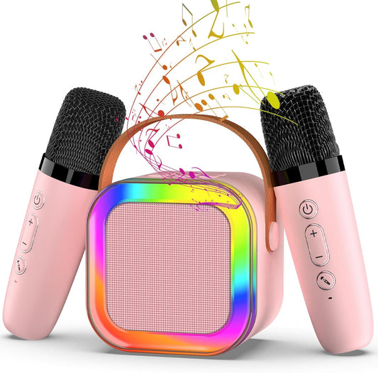 Wireless Karaoke Fun with LED Lights - Milerong