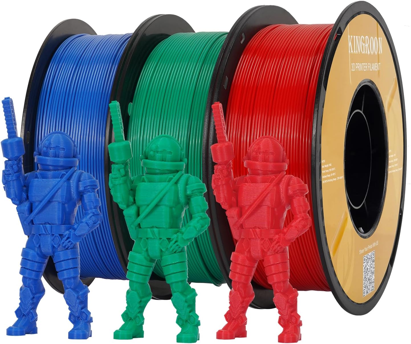 Kingroon High Speed PETG 3D Printer Filament for Rapid Printing