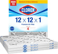 Clorox 12x12x1 Air Filter MERV 13 Pleated - 4 Pack
