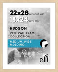 22x28 Poster Frame with Polished Plexiglass - Natural Oak