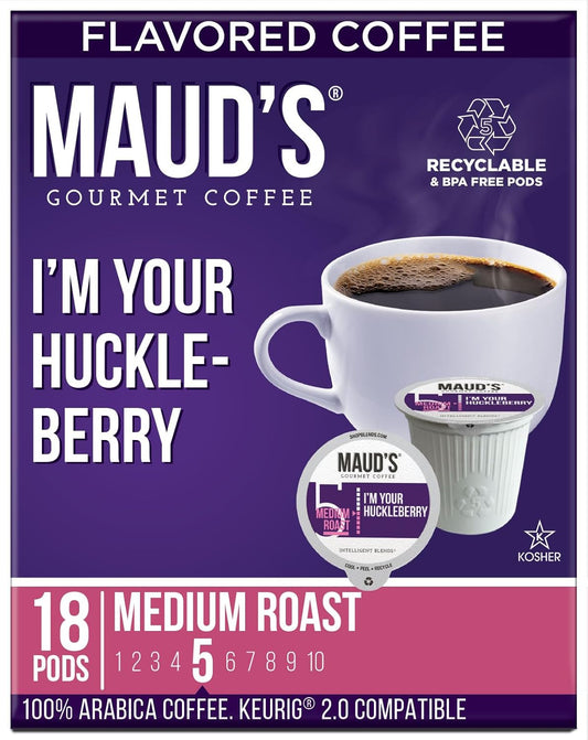 Maud's I'm Your Huckleberry Coffee Pods - 100% Arabica Medium Roast