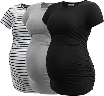 Smallshow Women's Maternity Tops for Comfortable Pregnancy Wear
