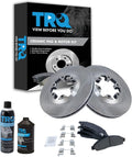 TRQ Front Brake Pad & Rotor Kit for Chevrolet Colorado & GMC