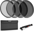 NEEWER 77mm ND Lens Filter Kit - Four Neutral Density Filters