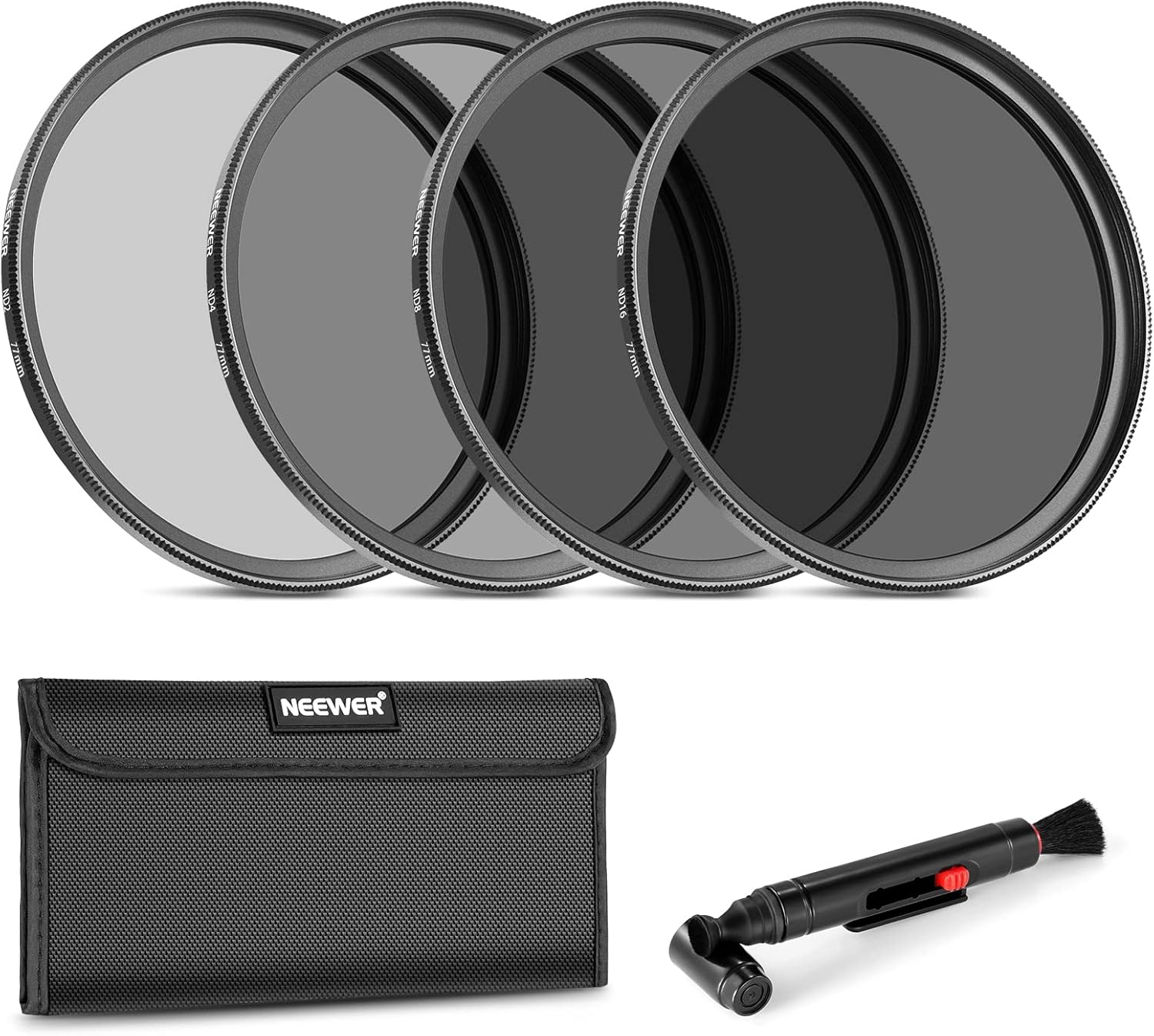 NEEWER 77mm ND Lens Filter Kit for Stunning Photography Effects