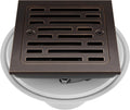 Delta 4 in Tile-In Square Shower Floor Drain Oil Rubbed Bronze