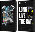 Batman DC Comics Ripped Paper Logo Leather Wallet Case for iPad 9.7