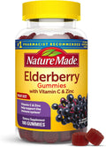Nature Made Elderberry Gummies with Vitamin C and Zinc for Immunity