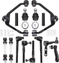 14PCS Front Suspension Kit Upper Control Arm Compatible for 1997-2002