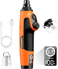 Casfuy Smart Dog Nail Grinder with 6 Speeds and LED Lights