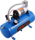 VEVOR 12V Air Compressor: Fast Inflation, 1.6 Gal Tank, 120 psi