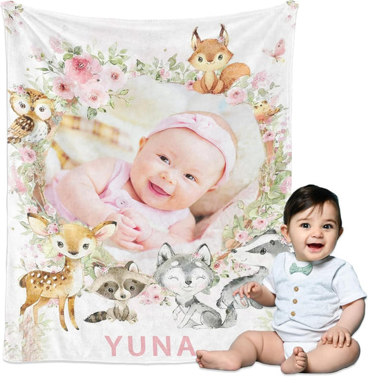 Customized Baby Blanket: Personalized, Soft Flannel, Memorable Gift