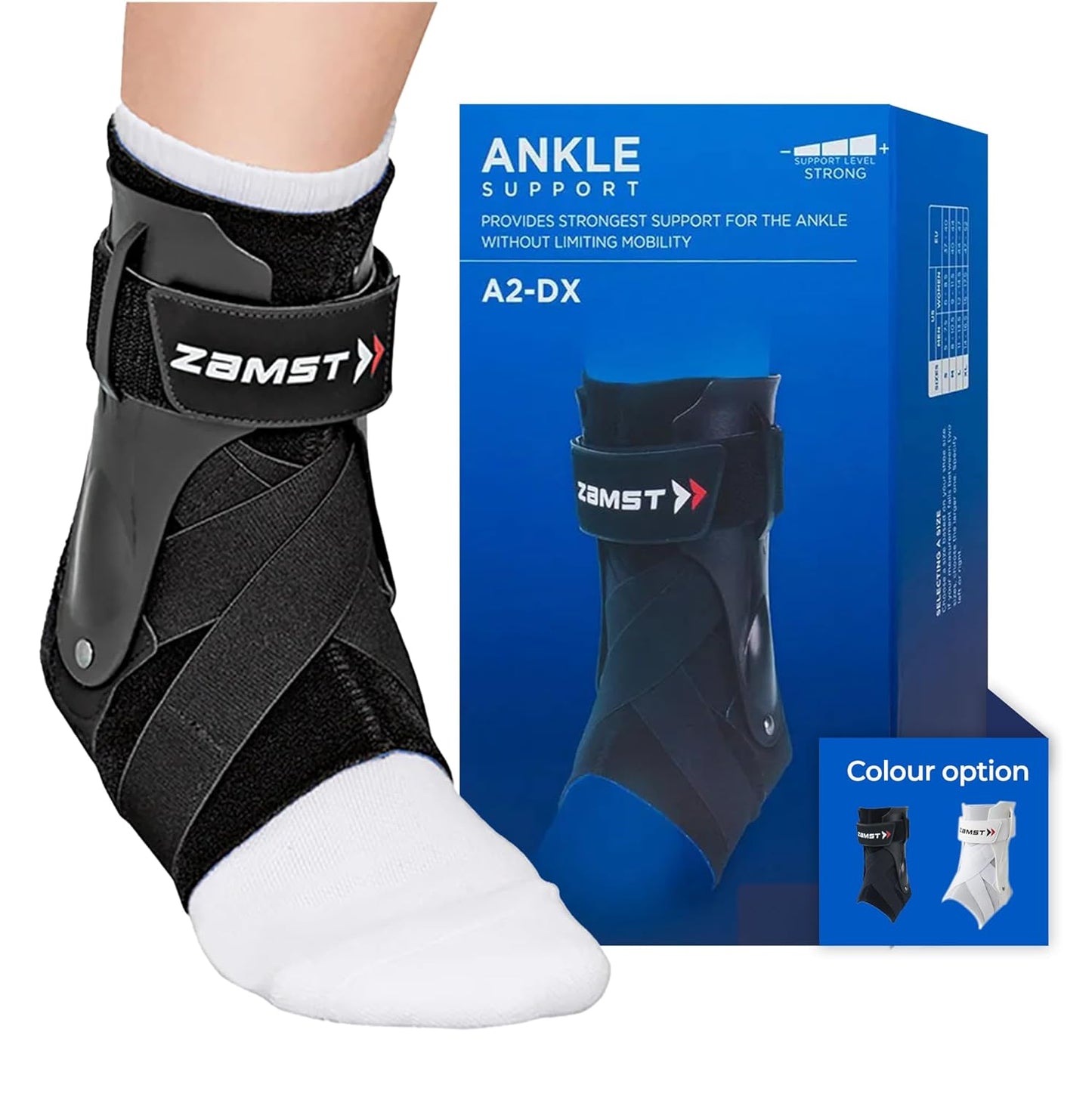 Zamst A2-DX Ankle Brace for Sports - Breathable Support Gear
