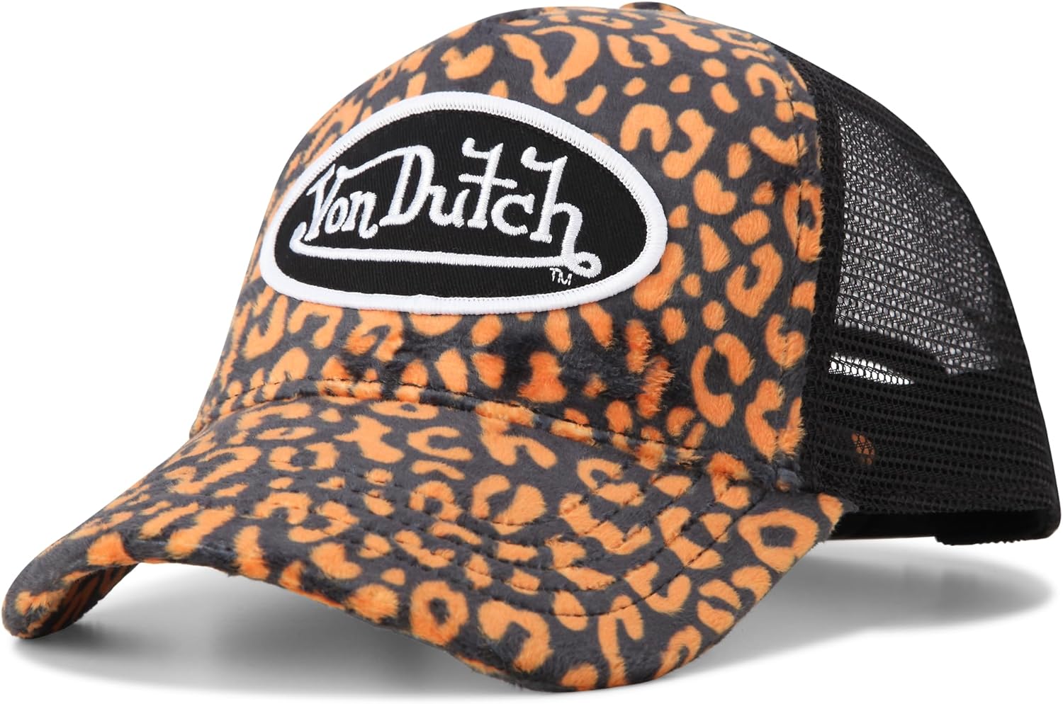 Von Dutch Unisex Trucker Hat - Plush Retro Classic Cap