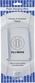 Plymor Stainless Steel Wall Mountable Plate Hanger - Pack of 6