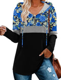 BETTE BOUTIK Womens Quarter Zip Tunic Hoodies Pullover - Comfortable