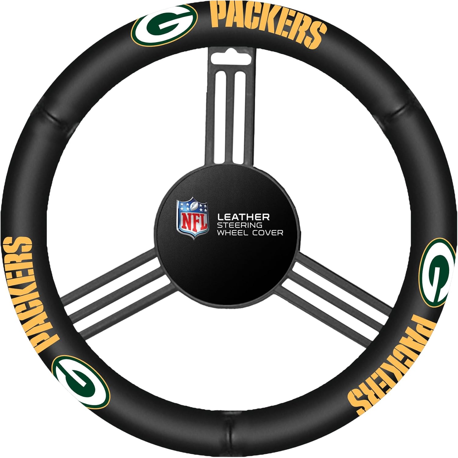 NFL Leather Steering Wheel Cover for Ultimate Fan Experience