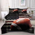 American Football Comforter Set for Boys Teens Kids - Vibrant Sports