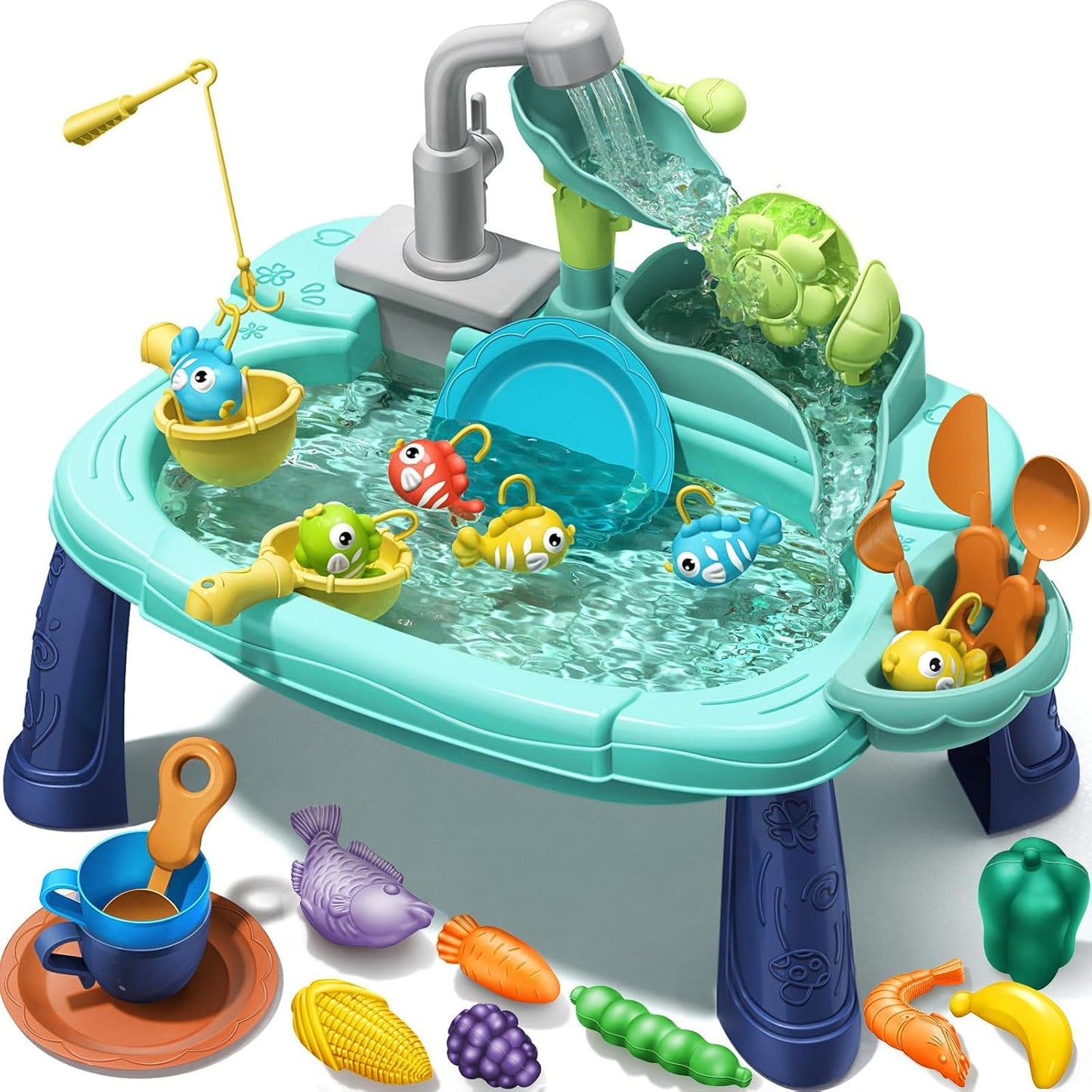 Interactive Mini Sink Toy Set - Real Running Water & Playful Features!
