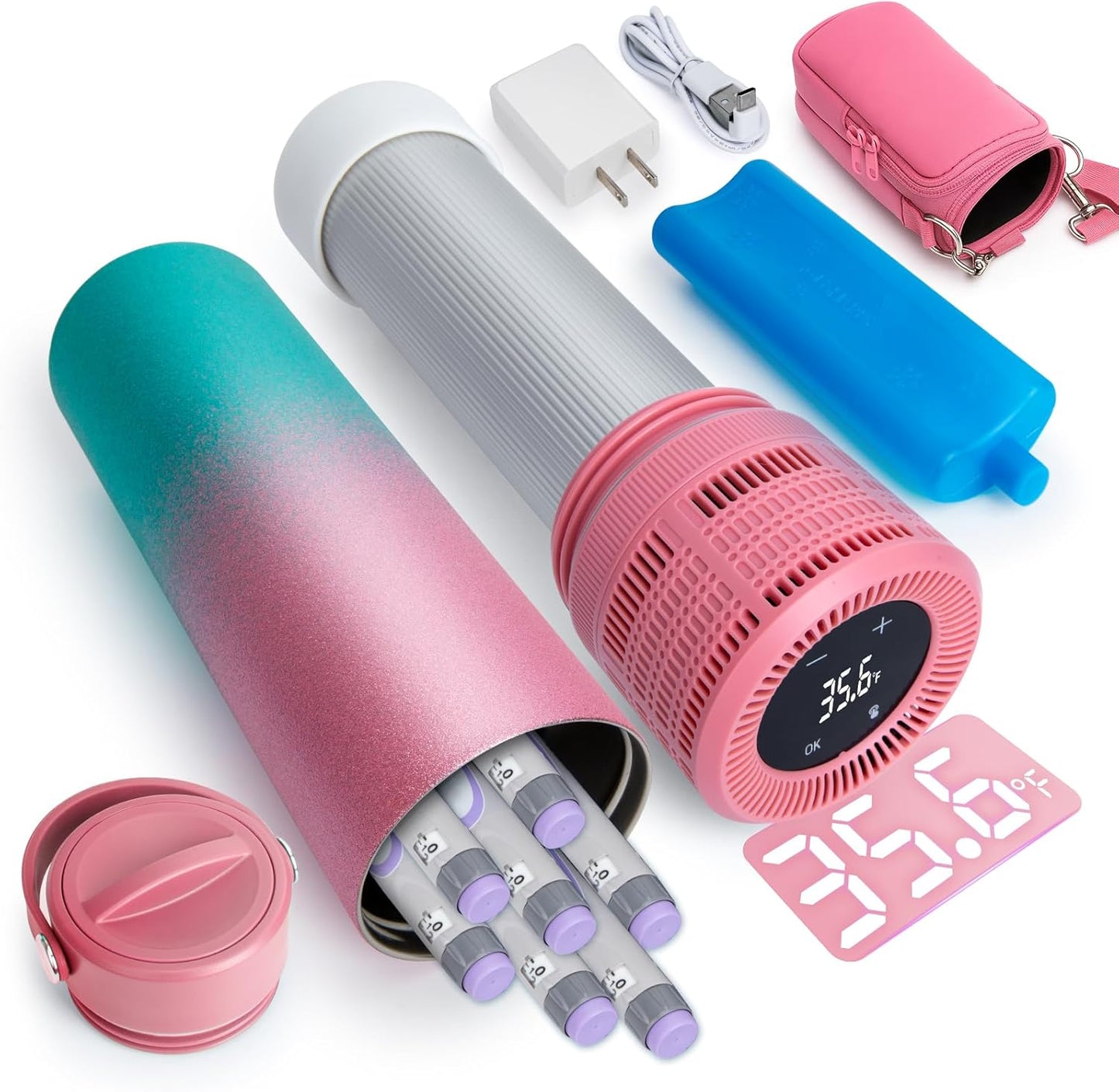 YOUSHARES Electric Insulin Cooler Case for Travel & Medications