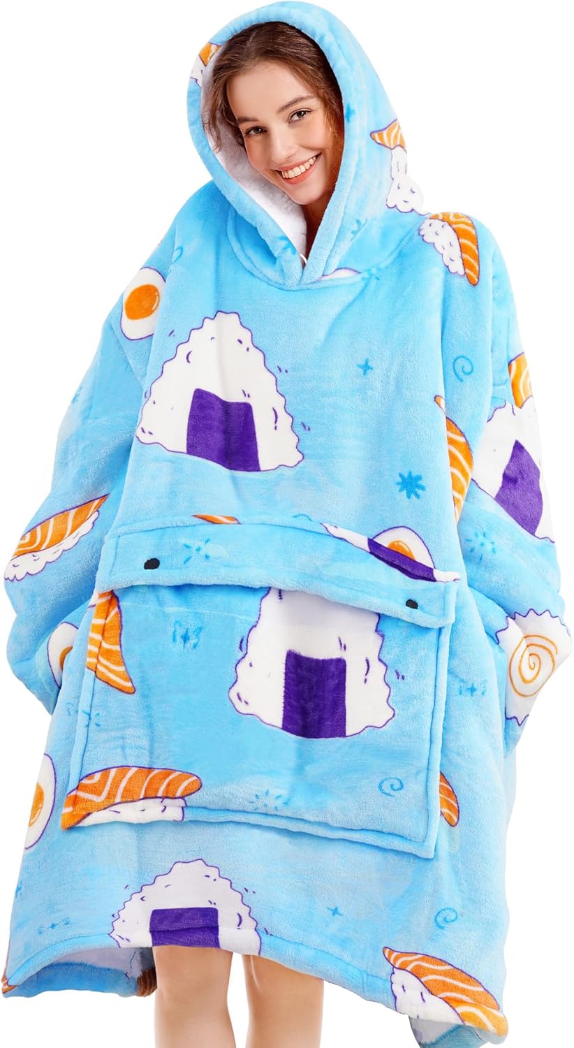 Narecte Cozy Oversized Blanket Hoodie for Adults - Perfect Gift