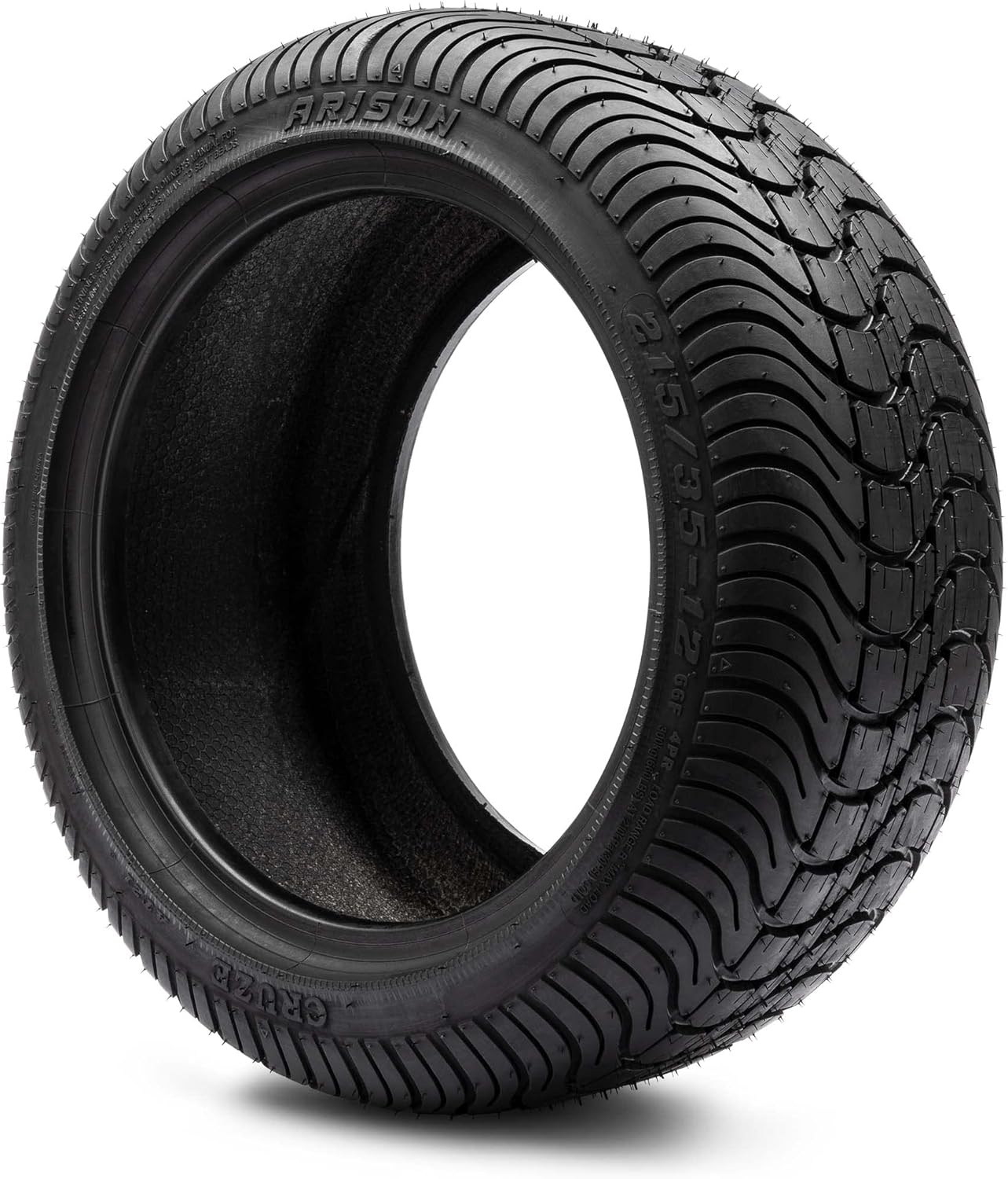 Arisun Cruze 215/35-12 DOT Golf Cart Tire for Smooth Rides