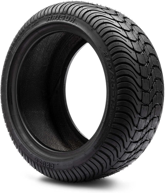 Arisun Cruze 215/35-12 DOT Golf Cart Tire for Smooth Rides