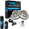 TRQ Front Brake Pad & Rotor Kit Compatible with 1995-1999 C1500