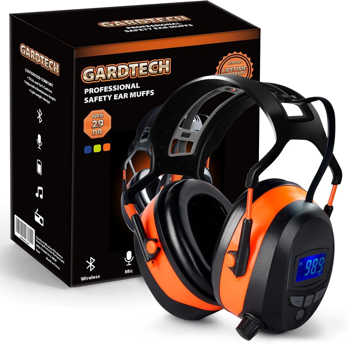 Bluetooth Earmuffs 29dB NRR