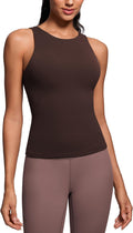 CRZ YOGA Butterluxe Workout Tank Top for Women - Soft Padded