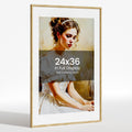24x36 Picture Frame Natural Oak Wood for Wedding and Family Photos