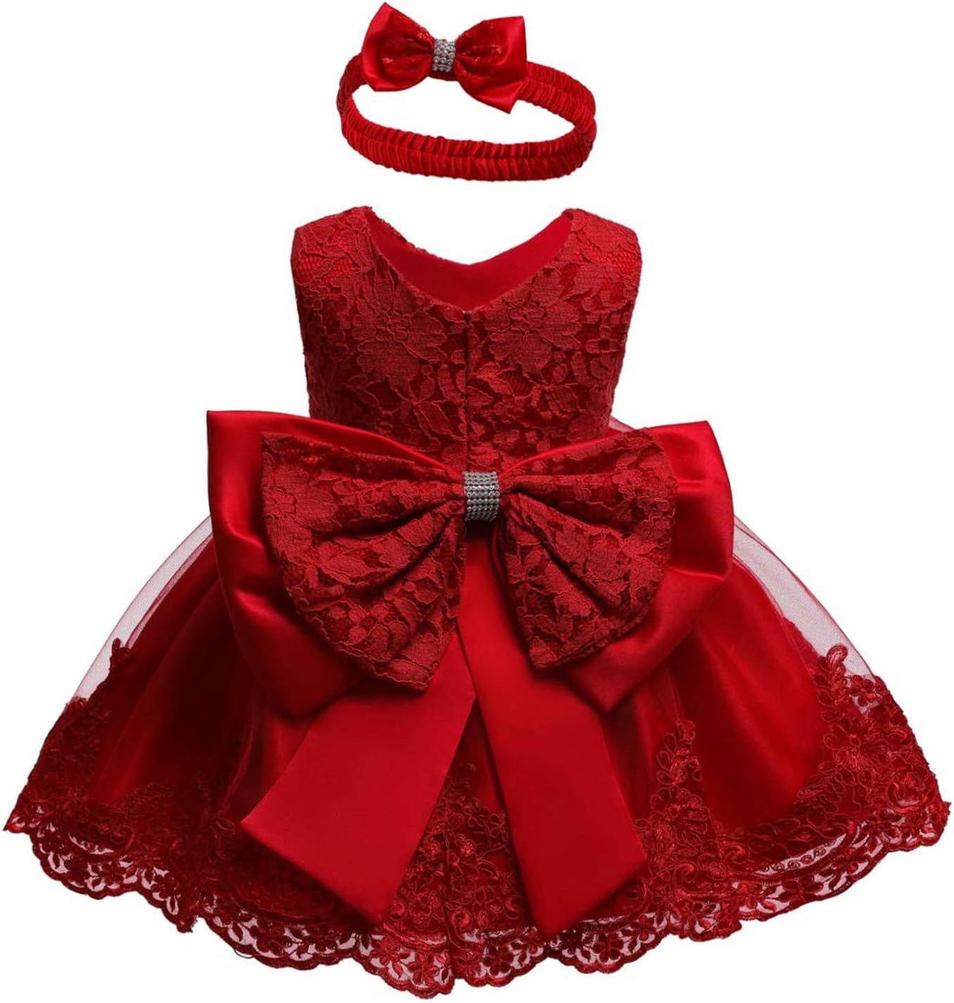 0-6T Toddler Girls Pageant Lace Dresses for Special Occasions