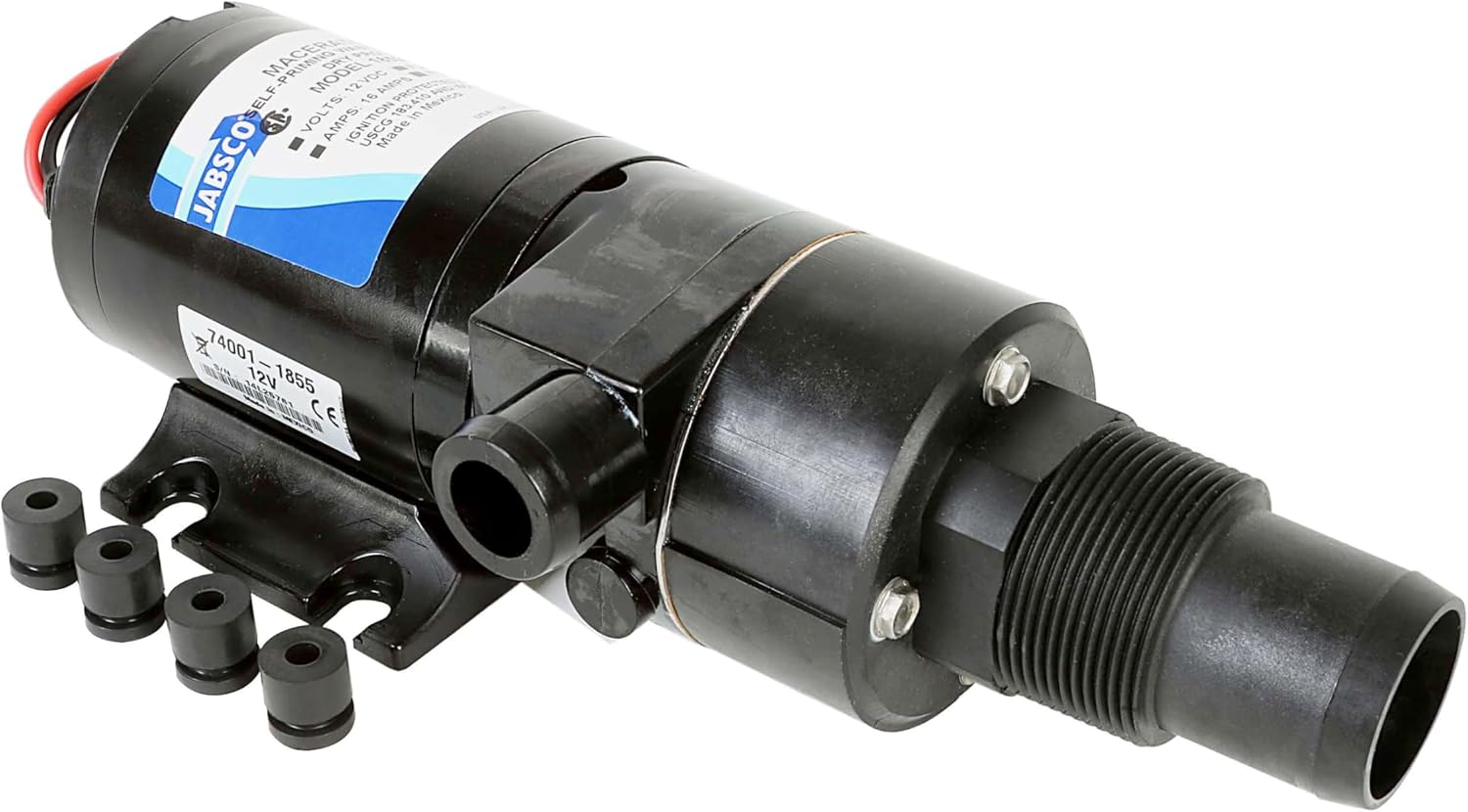 Jabsco 12V DC Macerator Pump for Efficient Waste Transfer