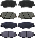 Replacement Front and Rear Ceramic Brake Pads for 2010-2014 Santa