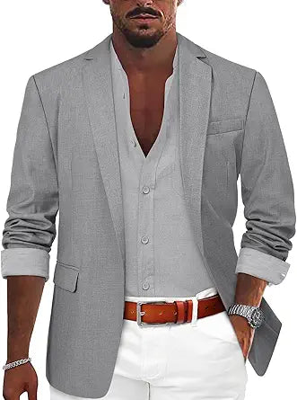 TUREFACE Men's Casual Blazer Suit Jackets for Stylish Occasions