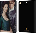 Outlander Claire & Jamie Portraits Leather Wallet Case for iPad 9.7