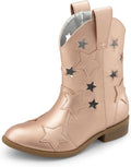 DREAM PAIRS Girls Cowgirl Boots for Stylish Toddler Girls