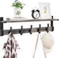 Homode Coat Rack Wall Mount with Shelf 29 in - Space Saving Wall