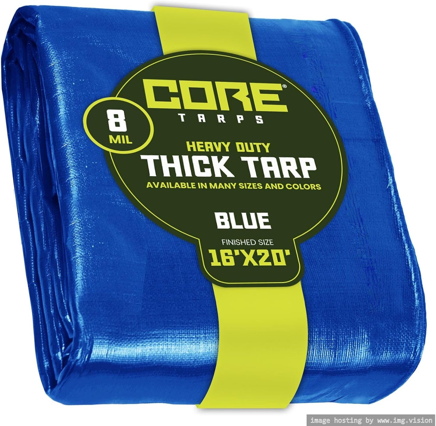 Heavy Duty 8 Mil Tarp Cover for All Weather Protection
