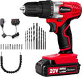 AVID POWER 20V MAX Cordless Drill Set - Lightweight DIY Power
